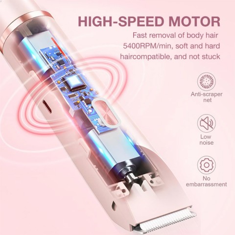 2-in-1 Painless Bikini Hair Trimmer