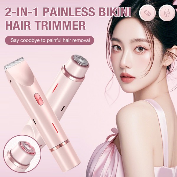 2-in-1 Painless Bikini Hair Trimmer..