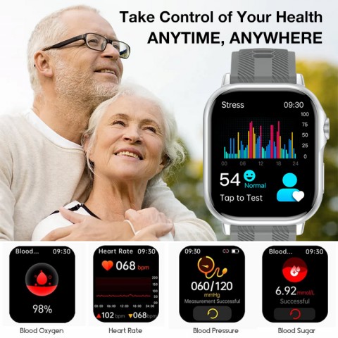 Smart Blood Glucose Monitoring Watch
