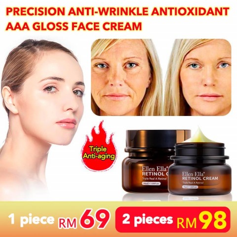 RM98 for 2pcs - Captain Cream Magic Retinol Anti-Aging Face Cream - 10 years younger secret - Remove wrinkles, fine lines, fade dark spots