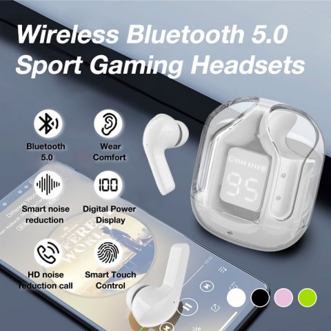 Mini Transparent Wireless Bluetooth Headphones