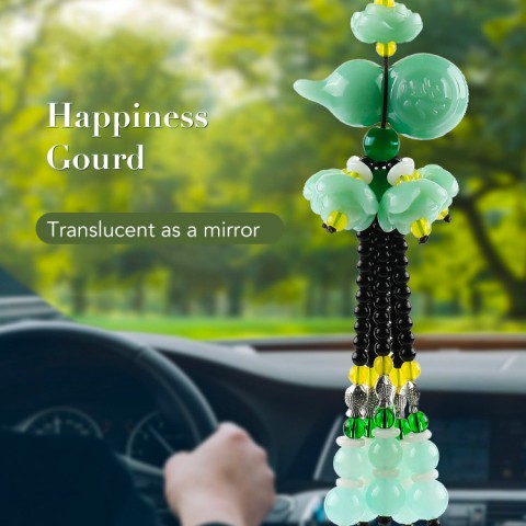 Jade Car Driving Safety Blessing Pendant